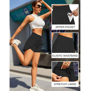 <b>Slim</b> <b>Fit</b> Women's Running <b>Shorts</b> with UV Protection - Product Image 3