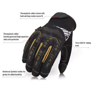 Guantes mecánicos industriales personalizados, resistentes al agua, nuevo artículo, guantes resistentes al calor, seguridad, hechos por cuero Salva - Product Image 5