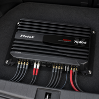 Amplificateur de voiture 4 canaux Classe AB 70W x 4 RMS 1000W de crête haute puissance, pontable 500W x 2 SNR 100dB pour mise à niveau du système audio de voiture
