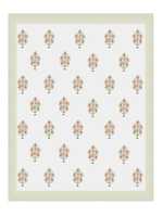 Parure de lit de luxe en coton imprimé à la main, motif floral indien, avec oreillers