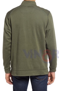 Vêtements de luxe de haute qualité pour hommes Design personnalisé 100% coton Pull à fermeture éclair à manches longues Sweatshirts à prix abordable - Product Image 2