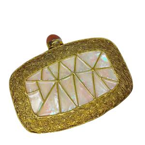 Sacoche en nacre Pochettes faites à la main Sacoche de soirée nuptiale pour mariage Vente chaude à Dubaï, Qatar - Product Image 1