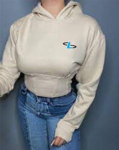 OEM Manufacturer Women's Cotton Joggers Solid Color Long Sleeve Zipper Hoodie Oversized <b>Crop</b> <b>Top</b> Tracksuit Casual Acid Wash - Product Image 6