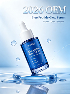 Suero Facial de Péptidos Azules con Ácido Hialurónico, Esencia Iluminadora de Rápida Absorción, Acabado Fresco y No Pegajoso, OEM ODM - Product Image 2