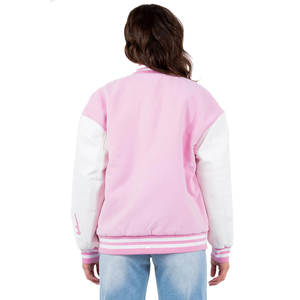Meilleure qualité personnalisée adulte et jeune Baseball Letterman veste col montant couleur polaire Varsity veste nouveauté - Product Image 4