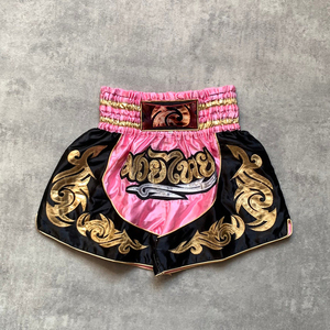 กางเกงมวยไทยขาสั้นพลัสไซส์สำหรับผู้ชายและผู้หญิง - Product Image 1