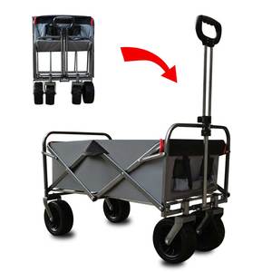 Usine directe belle <span class=keywords><strong>chariot</strong></span> pliant Portable en acier inoxydable <span class=keywords><strong>chariot</strong></span> <span class=keywords><strong>jardin</strong></span> plage Wagon Camp utilitaire Wagon - Product Image 5