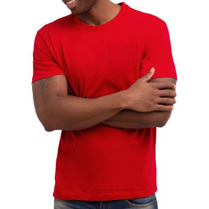 Haute Qualité 100% Coton T-shirt Homme Marque Privée Marine Style Solide Surdimensionné Manches Courtes Bouffée DTG Techniques Tricoté - Product Image 4