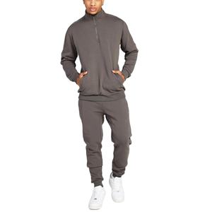 Nuevo diseño profesional con cremallera, conjunto de chándal para correr para hombres con diseño elegante, tela de peso medio para deportes 2026 - Product Image 2