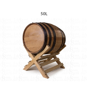 Barril de Tequila Artesanal de 50 Litros, La Casa Del Barril, Madera de Pino, Tambor para Vino o Cerveza, Acabado en Laca Negra, México - Product Image 2