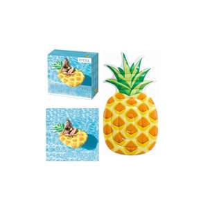 Lit gonflable en forme d'ananas jaune 58761 pour adultes - Product Image 2