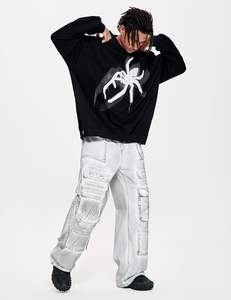 Men Casual Fashion Funny Oversized Pullover Hoodies OEM Best Quality Men <b>Hoodie</b> <b>Joker</b> Sublimation Hoodies Breathable 2025 - Product Image 6