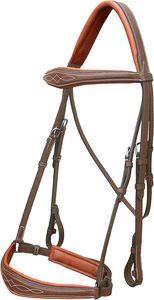 Doublure douce, coutures de créateur de forme anatomique et muserolle livrées avec des rênes Web équipées d'un bouchon à main - Product Image 5