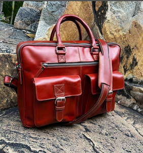 Personalized Gifts for Him <b>Leather</b> <b>Briefcase</b> Man - Product Image 1