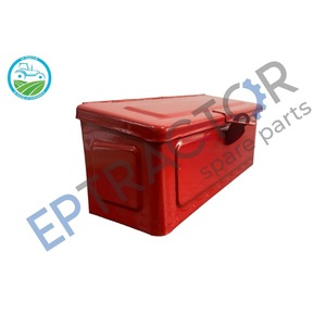 กล่องเครื่องมือโลหะสีแดง รุ่น 1662749M91 สำหรับรถแทรกเตอร์ Massey Ferguson คุณภาพสูง กล่องเก็บแบตเตอรี่ขนาดเล็ก - Product Image 2