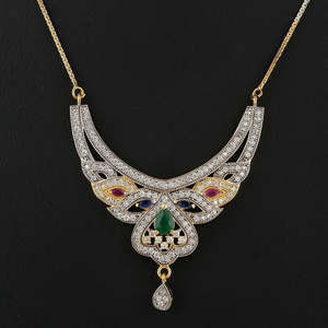 Kundan Jewellery <b>Locket</b> Set - Multi - Product Image 3