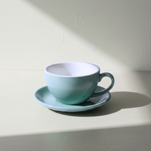 Durable Porcelain Ceramic Mug <b>and</b> <b>Saucer</b> 3459607S Dishwasher Safe Elegant Tradition Style - Product Image 5