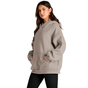 Vente en gros pulls à capuche tissu lourd femmes pull à capuche - Product Image 5