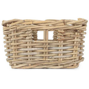 Plateau de rangement rectangulaire en rotin bohème plateau de petit-déjeuner à un niveau boîte à bijoux décorative pour les occasions de fête de cuisine à la maison - Product Image 1