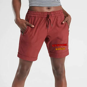 กางเกงขาสั้นผ้าฝ้าย100% ขาสั้นสำหรับสตรีทสวมใส่สบายระบายอากาศได้ดีโลโก้แบบกำหนดเองได้สำหรับ2025 - Product Image 1