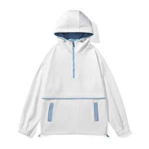 เสื้อฮู้ดซิปโออีเอ็มสั่งทำโลโก้พิเศษ ไซส์ใหญ่ 14 ซิป ผ้าฝ้าย 100% เนื้อหนา สำหรับผู้ชาย - Product Image 3