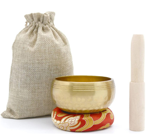 Cuenco Tibetano de Acero Inoxidable Pulido, Premium, Resonante, Hecho a Mano, para Meditación, Yoga, Terapia de Sonido, Relajación Mental - Product Image 6