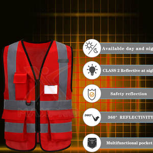 Chaleco Reflectante de Seguridad de Primera Calidad, Nuevo, Cómodo, Ropa de Trabajo, Chaleco Reflectante de Seguridad - Product Image 3