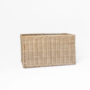 Juego de 3 cestas rectangulares de ratán hechas a mano, cestas de almacenamiento al por mayor, ecológicas, hechas en Vietnam - Product Image 3