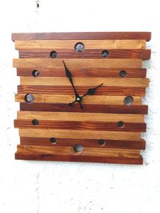 RELOJ DE PARED DE MADERA PERSONALIZADO PARA LA DECORACIÓN ELEGANTE DEL HOGAR Cuerpo de bambú MODERNO con Rosh Natural para ocasiones de boda - Product Image 4