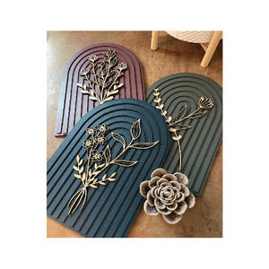 Arche de fleurs décorative style bohème pour étagère ou mur - Product Image 4