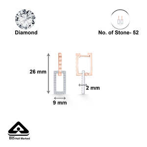 Pendientes de Oro de 18K con Esmeralda de Corte Princesa para Mujer - Diseño Celestial Moderno - Product Image 6