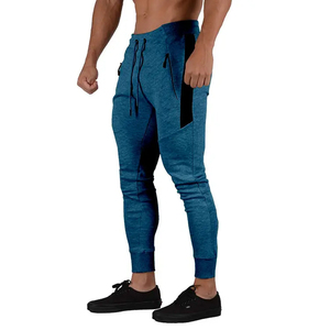Venta al por mayor de pantalones unisex ligeros de algodón poliéster gimnasio Jogger Trendy Mid Flat Workout Fitness Sports Trackpants cintura elástica - Product Image 5