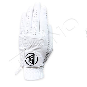 Vente au prix d'usine Vente en gros Logo personnalisé Nano Respirant Doux Hommes Blanc Sports de plein air Gants de golf - Product Image 5