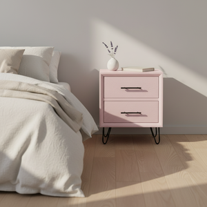 Table basse avec pieds 13-1520 TPG, couleur rose poudré moderne, meubles de salon - Product Image 2