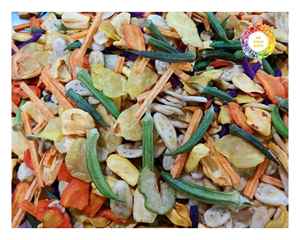 Snack saludable Fritas de frutas y verduras mixtas secas Snack crujiente a granel de productos frescos con sabor dulce y Salado - Product Image 2