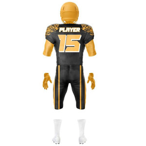 High Quality Custom American Football Uniforms 7 <b>Padded</b> <b>Pants</b> Breathable Anti-Bacterial Quick Dry 100% Polyester Unisex Adult - Product Image 3