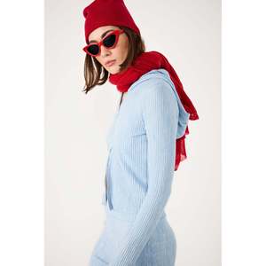 Cárdigan con Capucha y Cremallera con Estampado Informal para la Temporada de Otoño - Product Image 2
