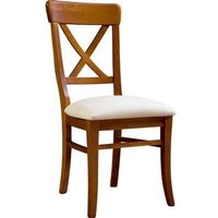 Silla de madera maciza de aspecto real con acabado detallado para mejorar la estética de los ambientes interiores de lujo