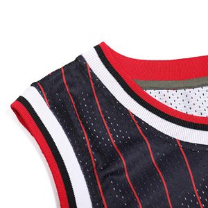 Camisetas de baloncesto de malla personalizadas al por mayor con mejor venta, uniformes de árbitro de baloncesto con logotipo personalizado, camisetas de baloncesto mini de poliéster - Product Image 4