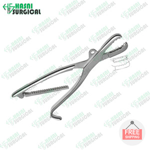 FABUF Lambotte สแตนเลสสตีลเครื่องมือผ่าตัดตรงปรับได้ด้วยมือคีมยึดกระดูกได้รับการรับรองมาตรฐาน ISO - Product Image 4