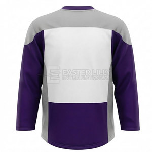Camiseta Deportiva Moderna de Hockey sobre Hielo Personalizada, Transpirable, de Secado Rápido, Sublimada, Venta al Por Mayor - Product Image 2