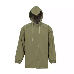 Conjunto de lluvia duradero y elegante, trajes de lluvia para hombres y mujeres, abrigos de lluvia transpirables impermeables con llamativo reflectante - Product Image 4