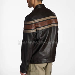 Veste d'hiver en cuir à la mode pour hommes vêtements d'extérieur décontractés avec un design léger et chaud veste d'hiver en cuir PU pour hommes - Product Image 5