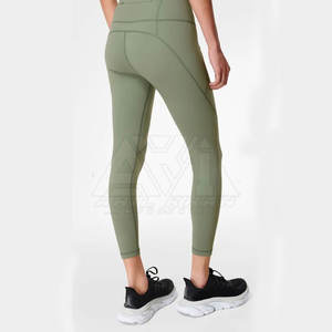 Leggings Deportivos para Mujer, Personalizados para Yoga y Gimnasio, Color Sólido, Venta al Por Mayor OEM - Product Image 4