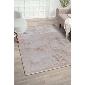 Alfombra Moderna Beige Zett ZE003 de Netline Home Depot, 60% Viscosa, 40% Acrílico, No Desprende Pelusa, Fácil de Limpiar, Duradera - Product Image 1