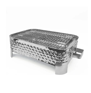 Parrilla de barbacoa ajustable ecológica de acero inoxidable de lujo con barra incorporada, refrigerador, diseño moderno para cocinas al aire libre - Product Image 5