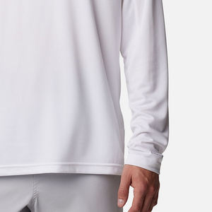 Sweat à capuche pour homme en maille confortable avec impression de logo personnalisée, manches longues et capuche, couleur unie / Conception de capuche réglable - Product Image 4