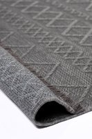 Großhandel Premium-Qualität Anthrazit Polyester Flachgewebe-Teppich Geringe Mindestbestellmenge Maschinengefertigt Türkei Heimgebrauch Skandinavisch Rutschfest