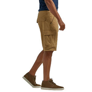 Short Cargo professionnel pour hommes respectueux de l'environnement 100% coton haut de gamme Logo impression Style décontracté motif solide plaine teint Techniques - Product Image 2
