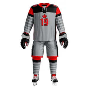 Ontwerp Je Eigen Stijl Sportuniform Nieuwe Aankomst Modieuze Ijshockey Uniform Voor Mannen
